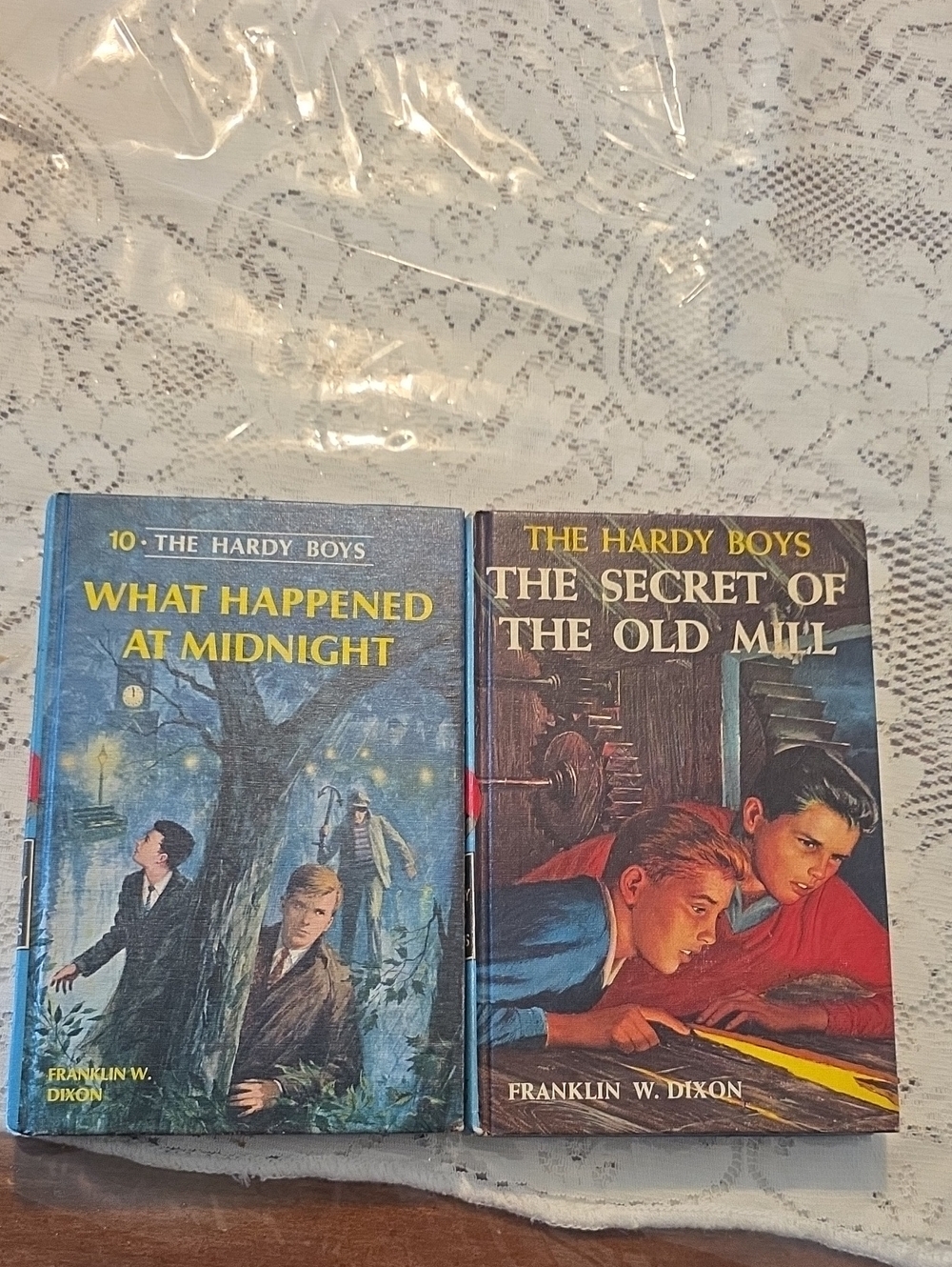 vintage Hardy Boys Franklin W. Dixon Lot of 2 HC Grosset: number 10 / 3